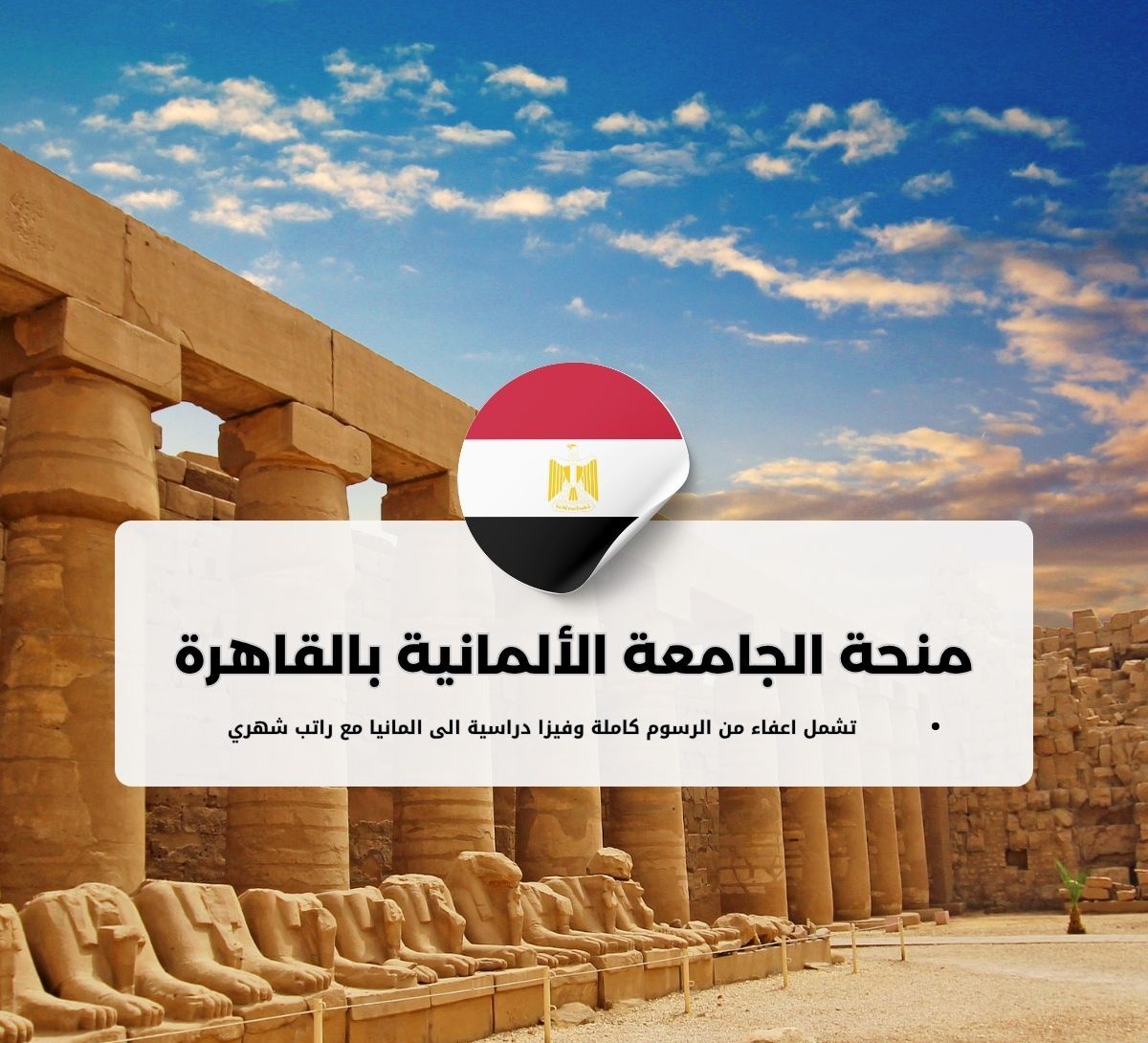 منحة الجامعة الألمانية بالقاهرة