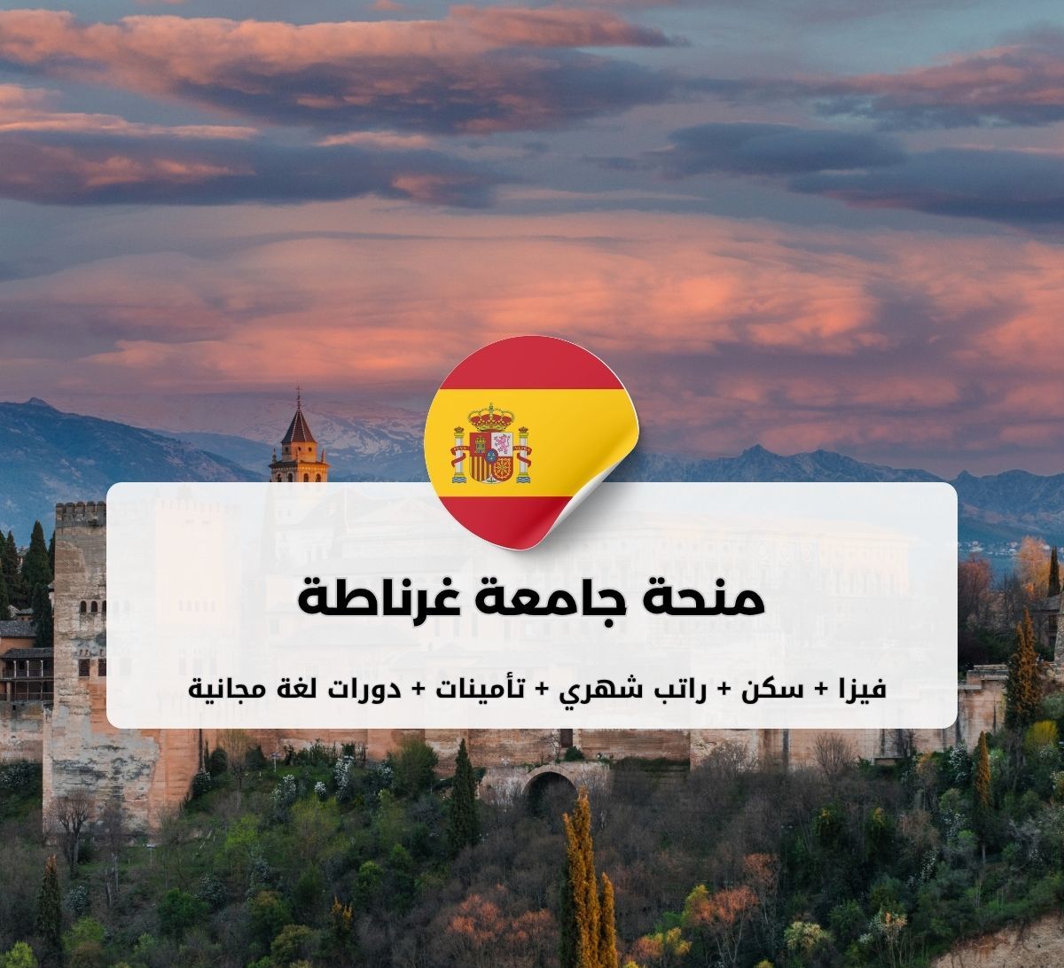 منحة جامعة غرناطة الدراسية في إسبانيا